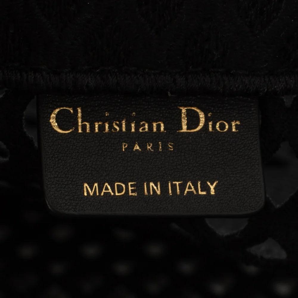 Black Canvas Dior Book Tote