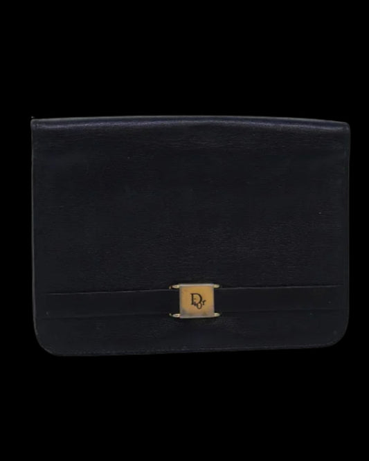 Black Canvas Dior Clutch