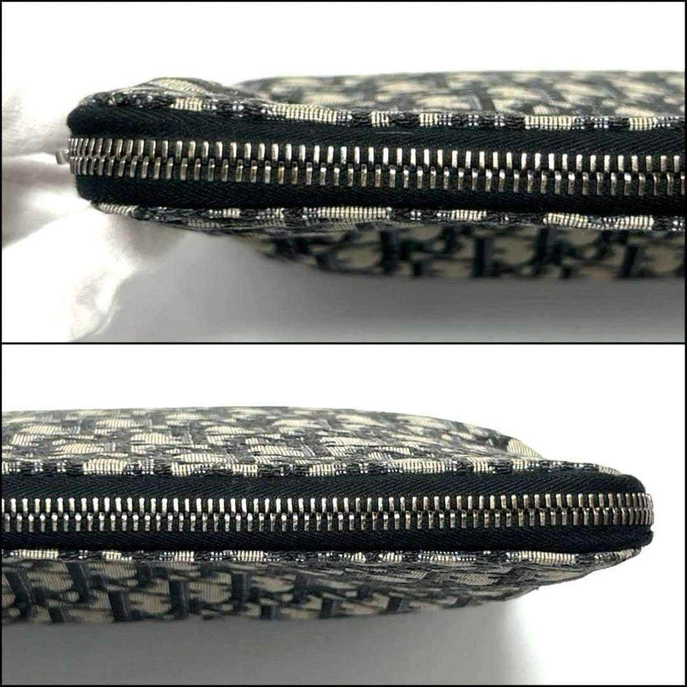 Black Canvas Dior Cosmetic Pouch