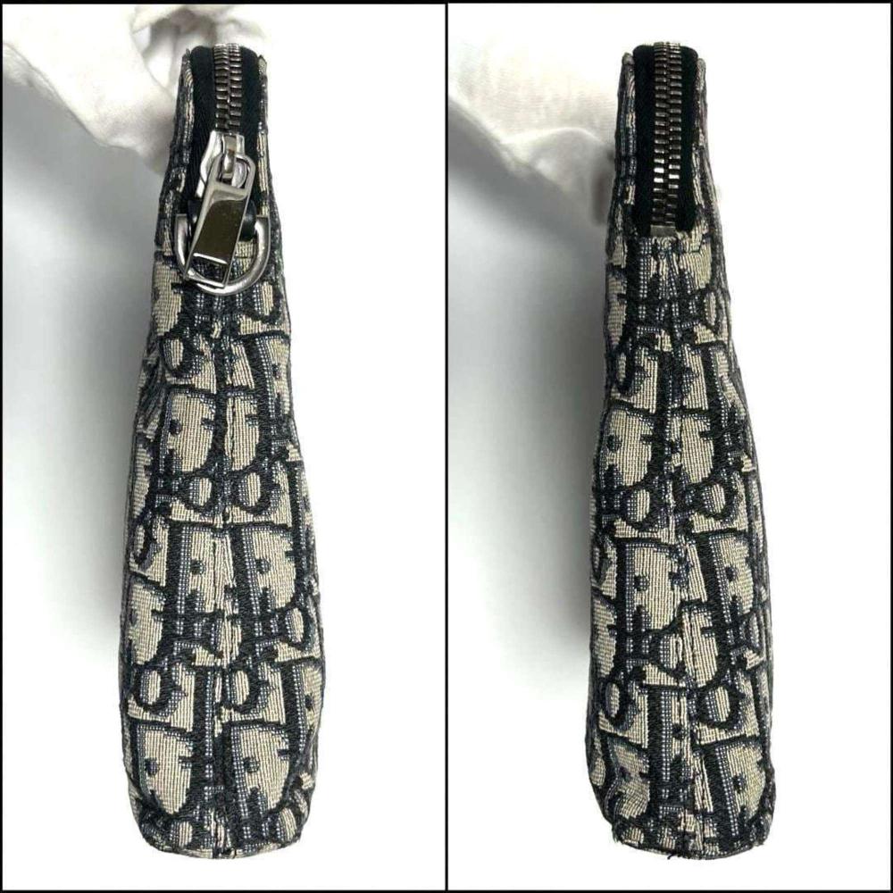 Black Canvas Dior Cosmetic Pouch