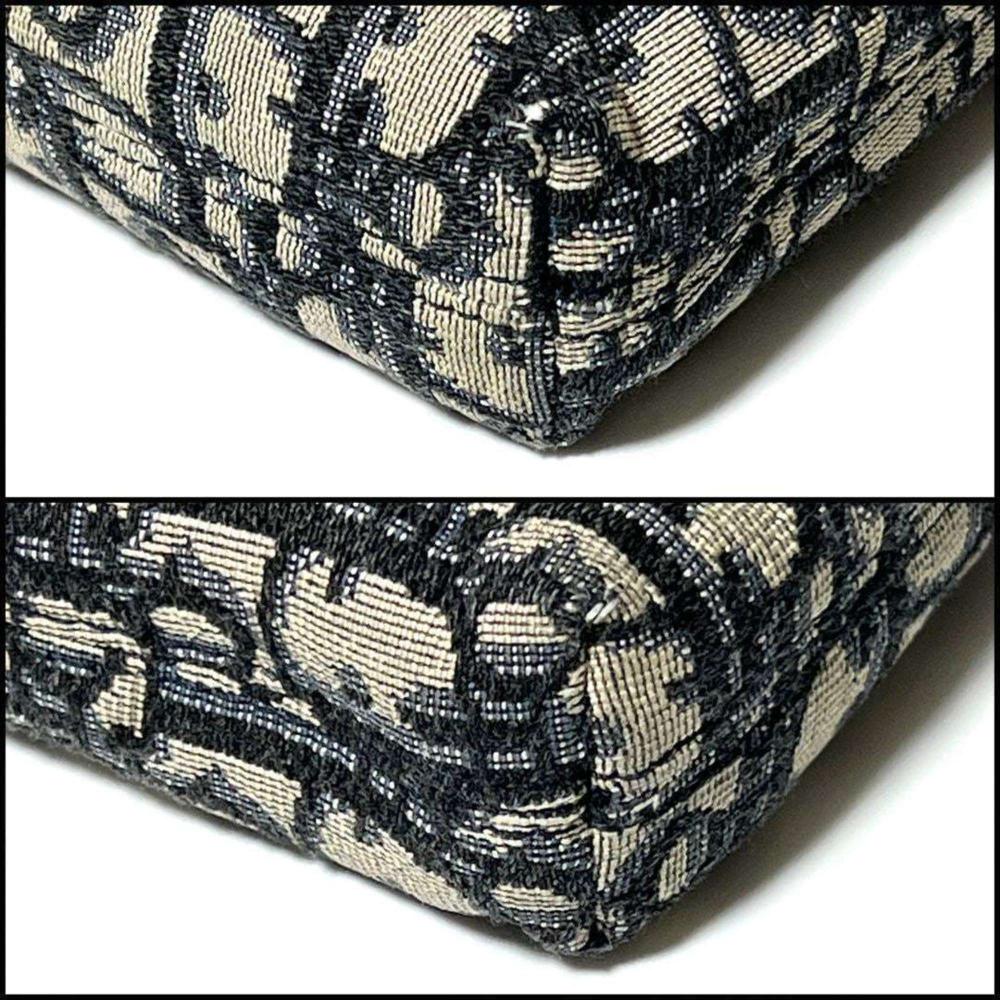 Black Canvas Dior Cosmetic Pouch