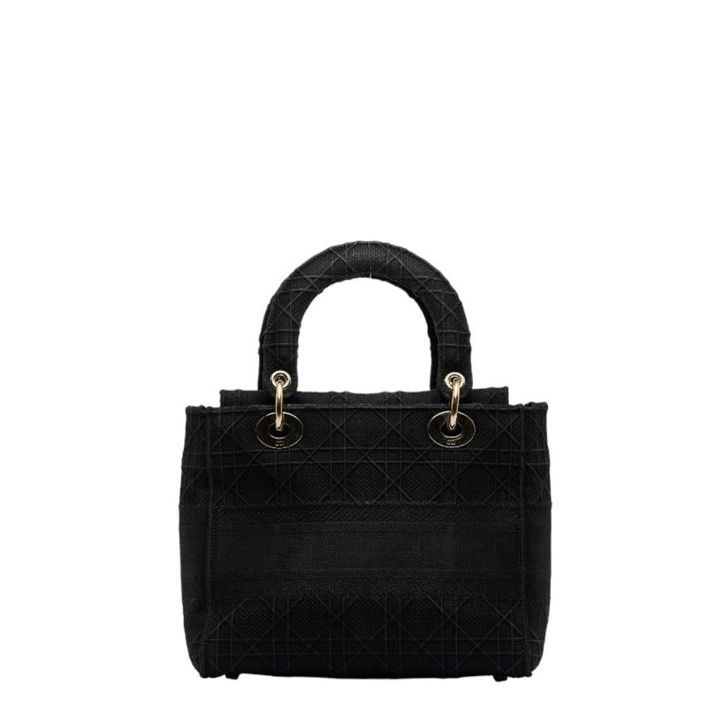 Black Canvas Dior Lady Dior