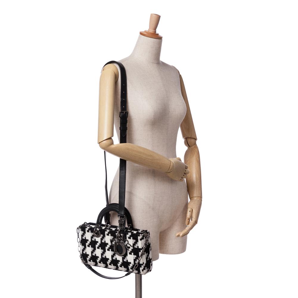 Black Canvas Dior Lady Dior