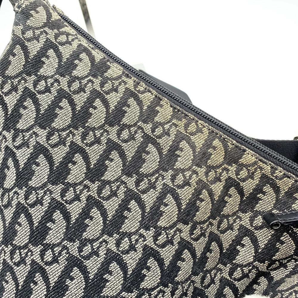 Black Canvas Dior Shoulder Bag