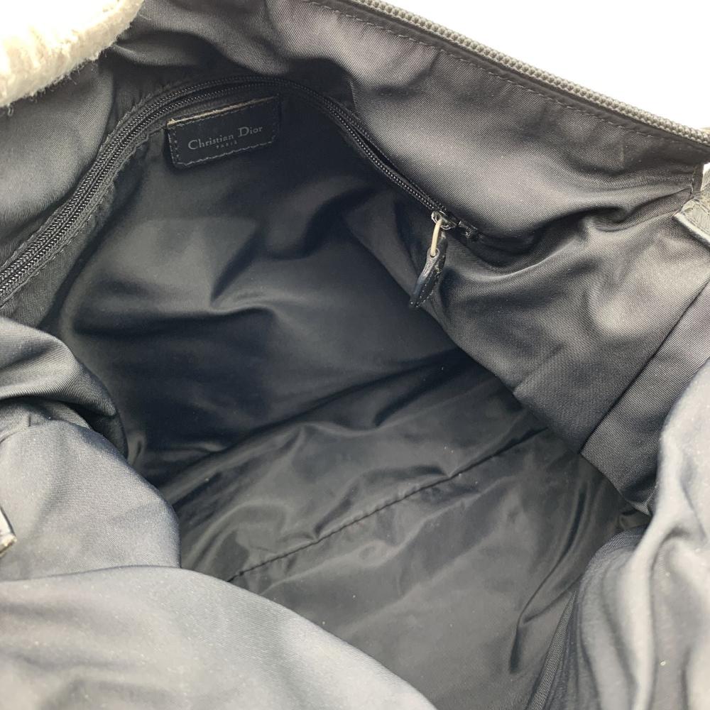 Black Canvas Dior Shoulder Bag