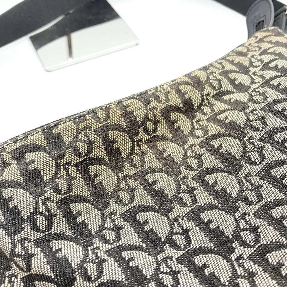Black Canvas Dior Shoulder Bag