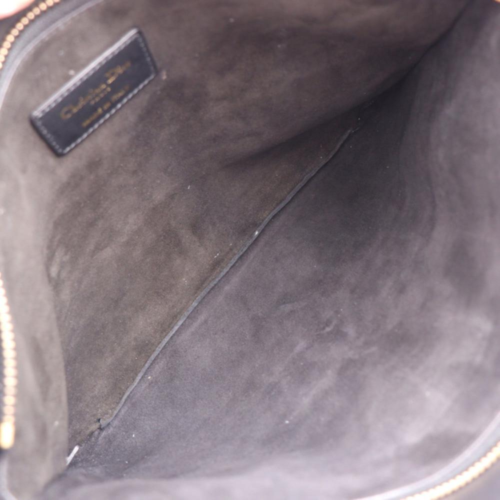 Black Fabric Dior Clutch