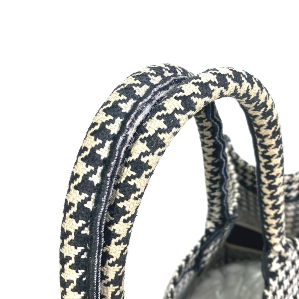 Black Fabric Dior Saddle Bag