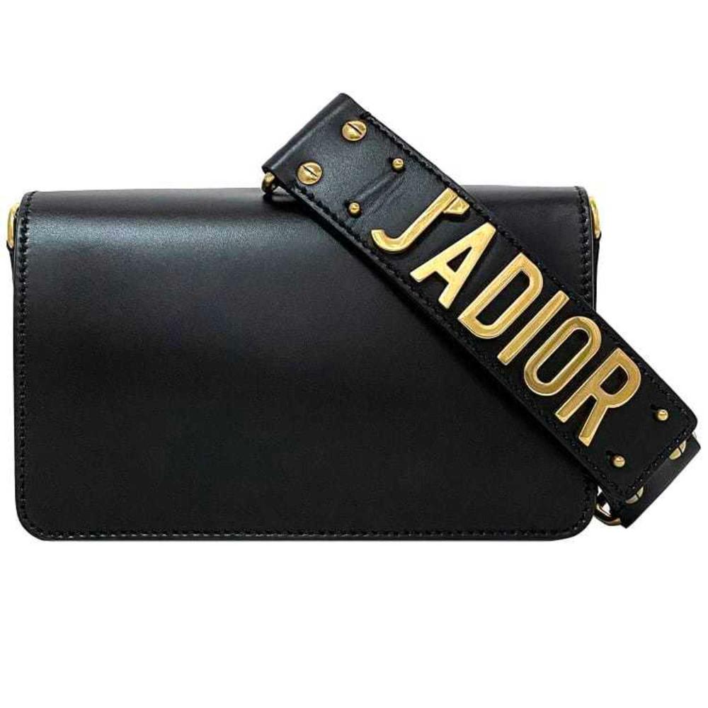 Black Fabric Dior Shoulder Bag