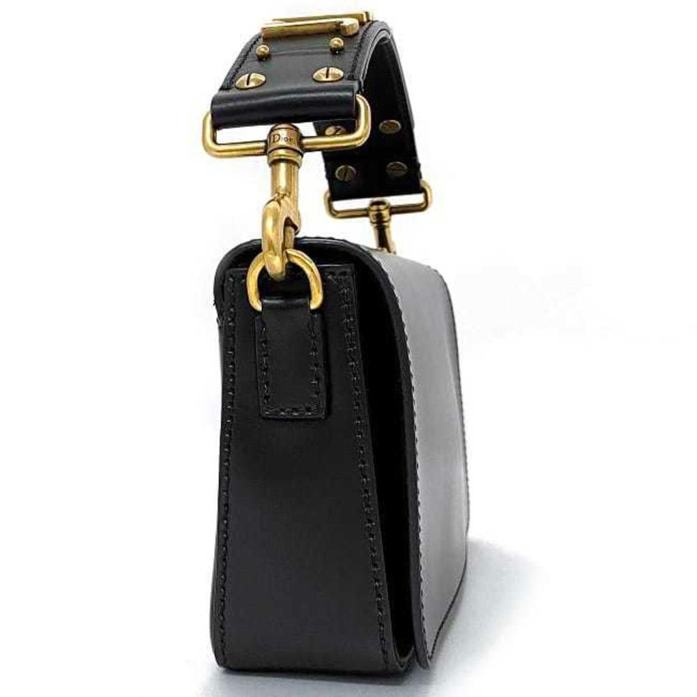 Black Fabric Dior Shoulder Bag