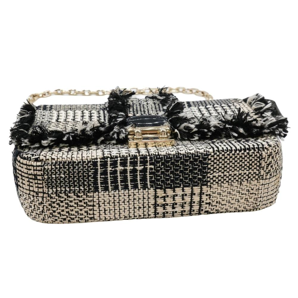 Black Fabric Dior Shoulder Bag