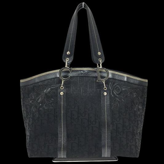 Black Fabric Dior Tote