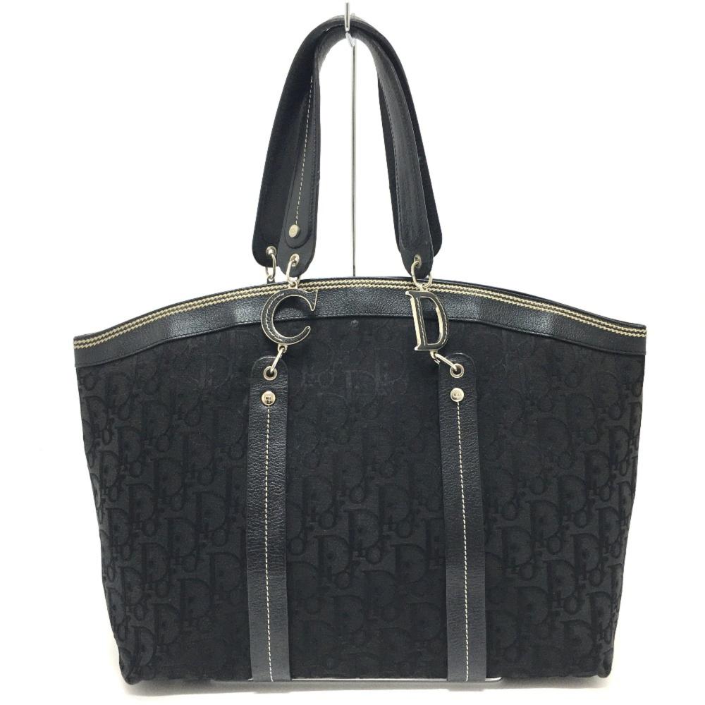Black Fabric Dior Tote