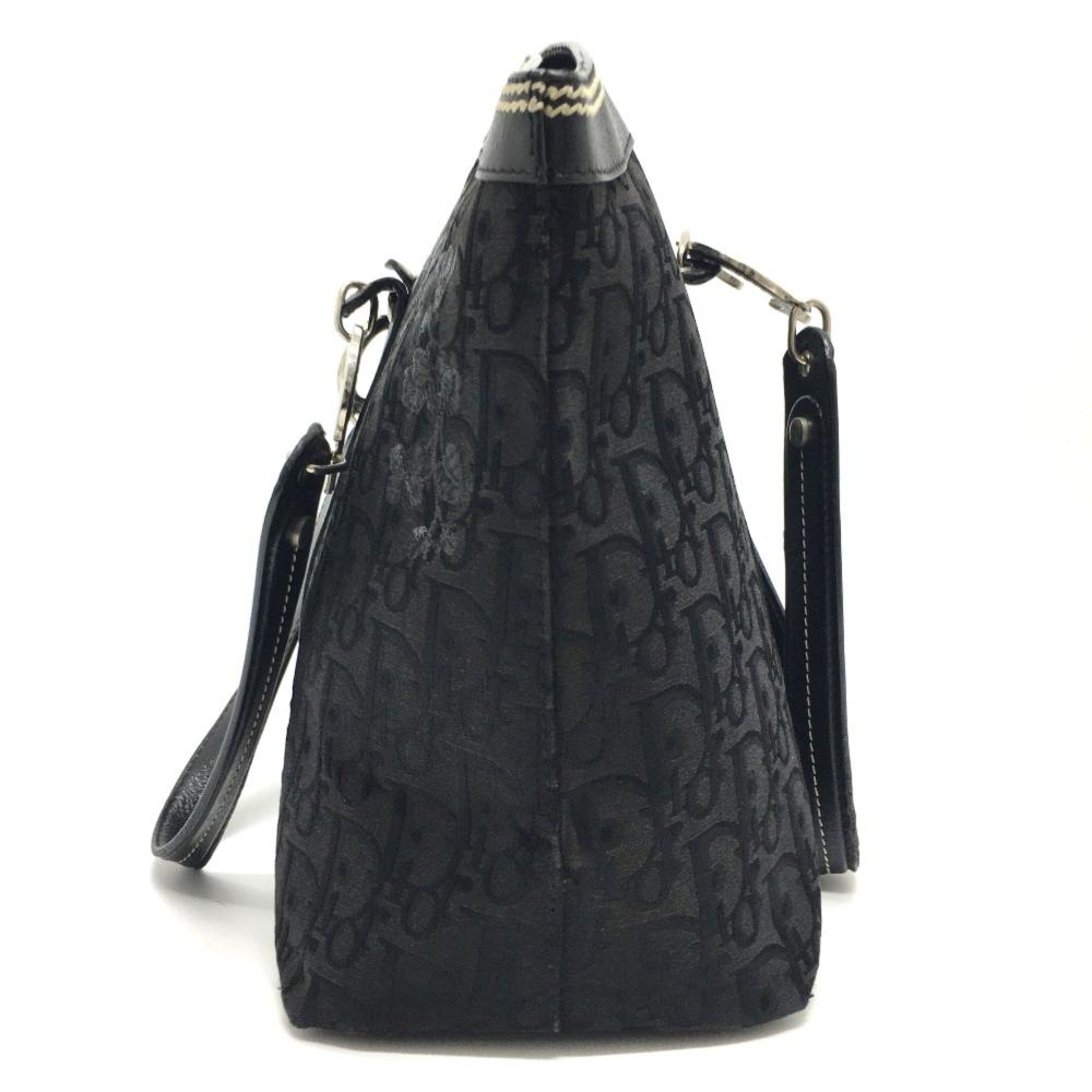 Black Fabric Dior Tote