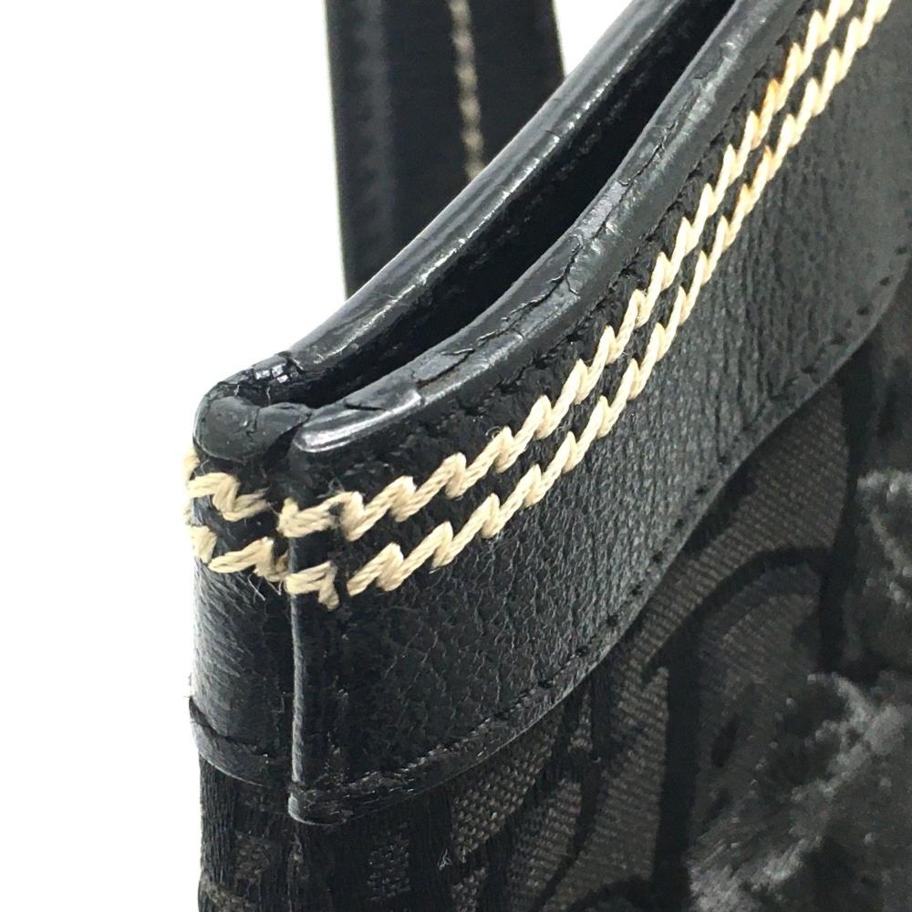 Black Fabric Dior Tote