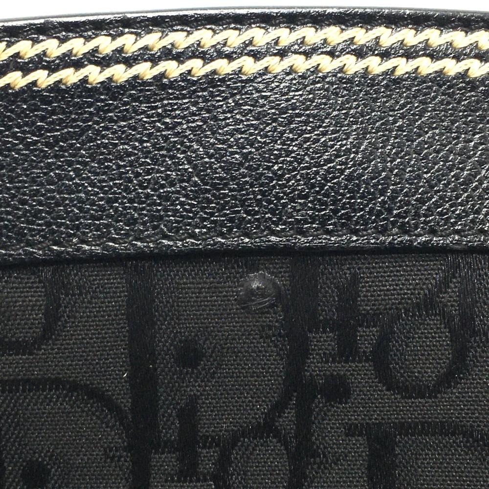 Black Fabric Dior Tote