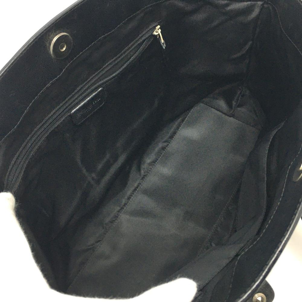 Black Fabric Dior Tote