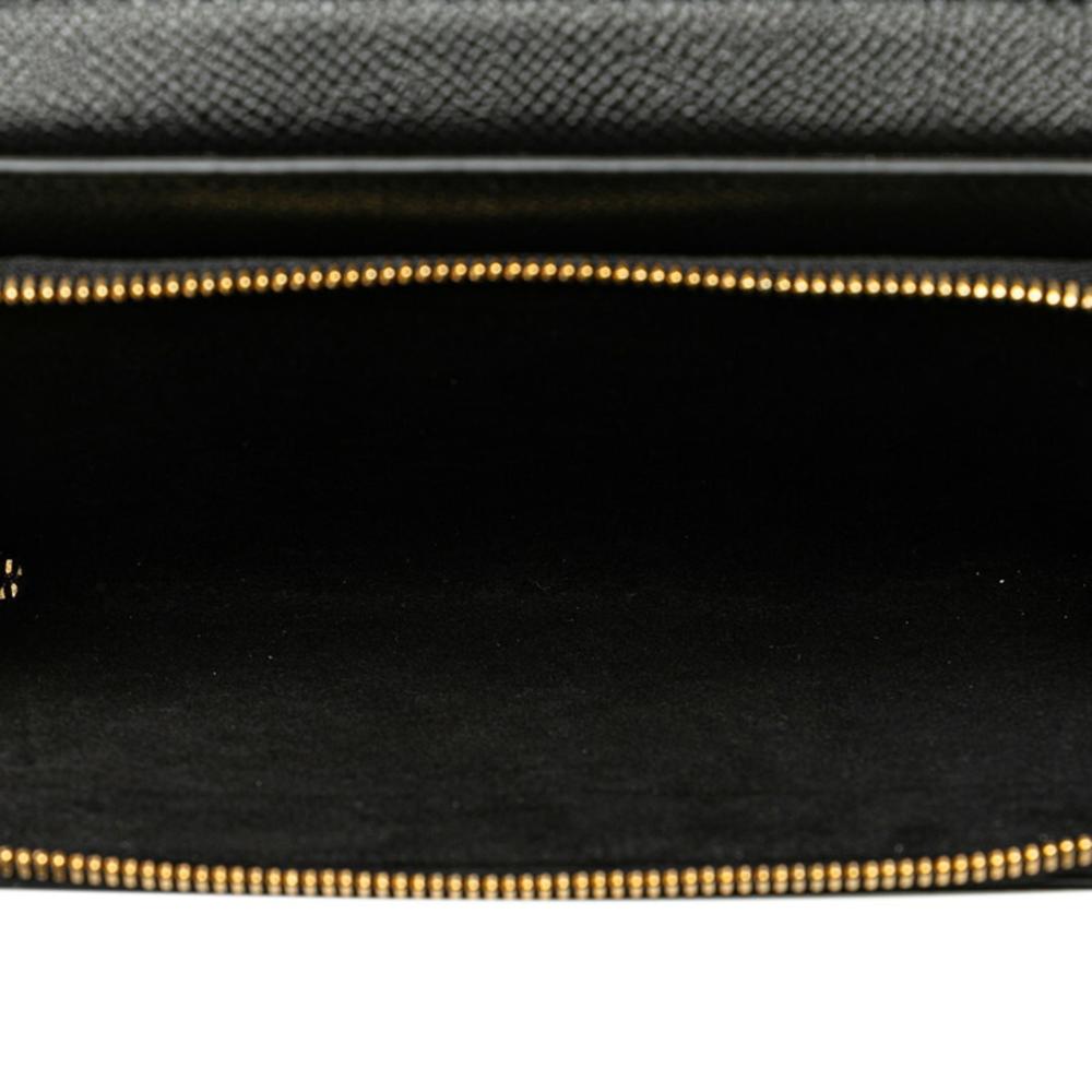 Black Leather Dior Cosmetic Pouch