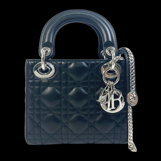 Black Leather Dior Lady Dior