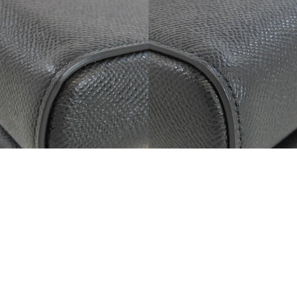 Black Leather Dior Shoulder Bag