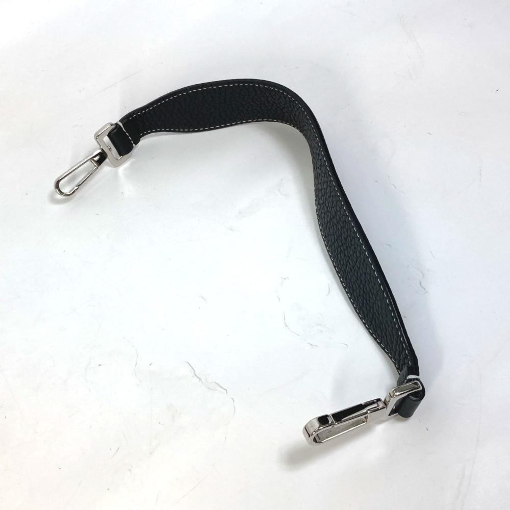 Black Leather Dior Saddle Bag