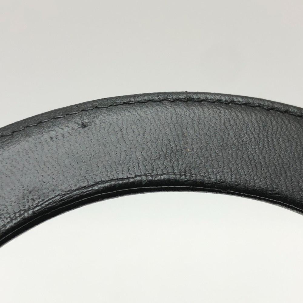 Black Leather Dior Saddle Bag