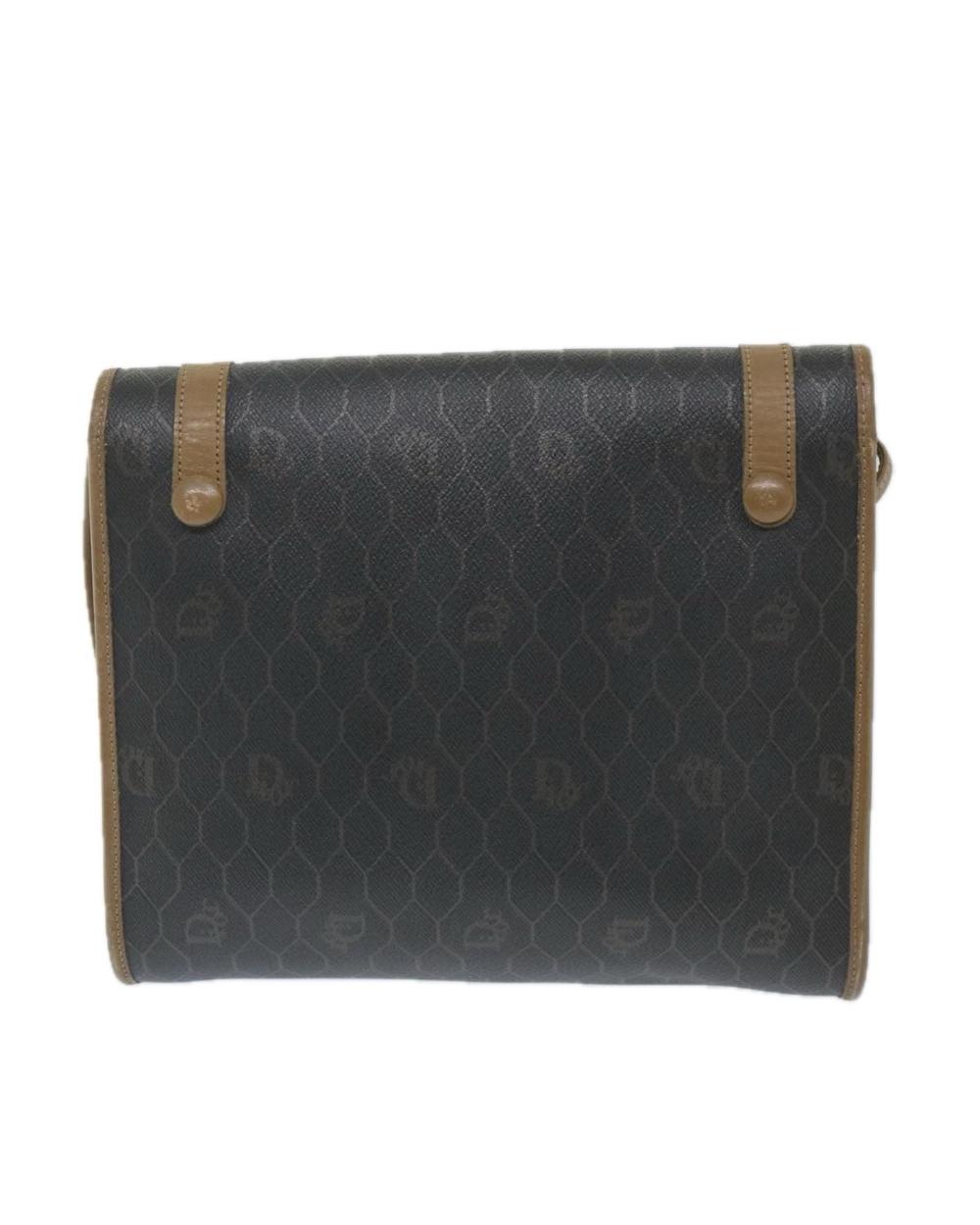 Black Leather Dior Shoulder Bag