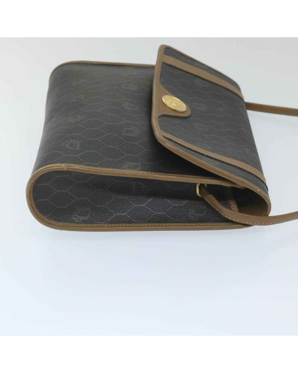 Black Leather Dior Shoulder Bag