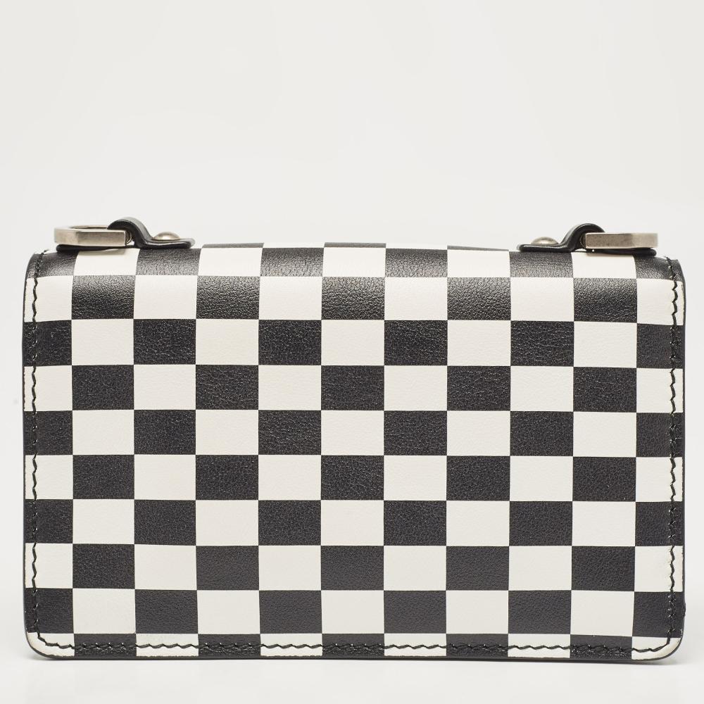 Black Leather Dior Shoulder Bag