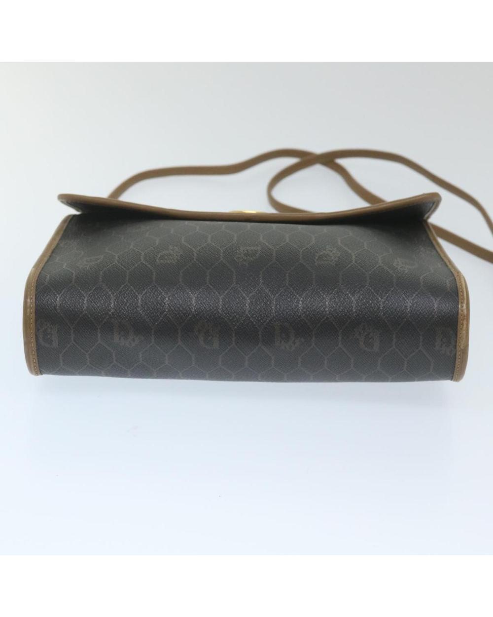 Black Leather Dior Shoulder Bag