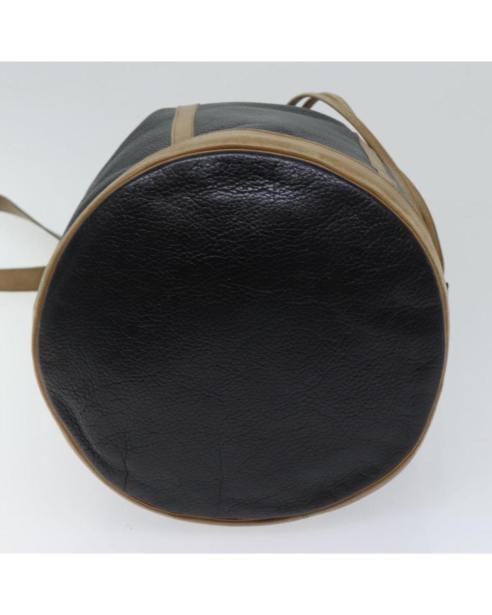 Black Leather Dior Shoulder Bag
