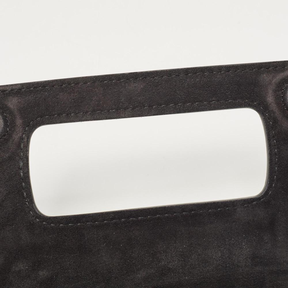 Black Leather Dior Shoulder Bag