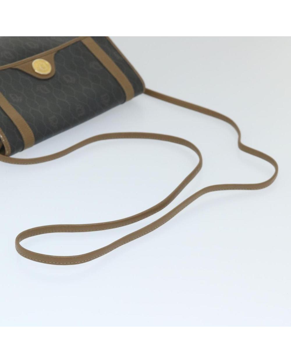 Black Leather Dior Shoulder Bag