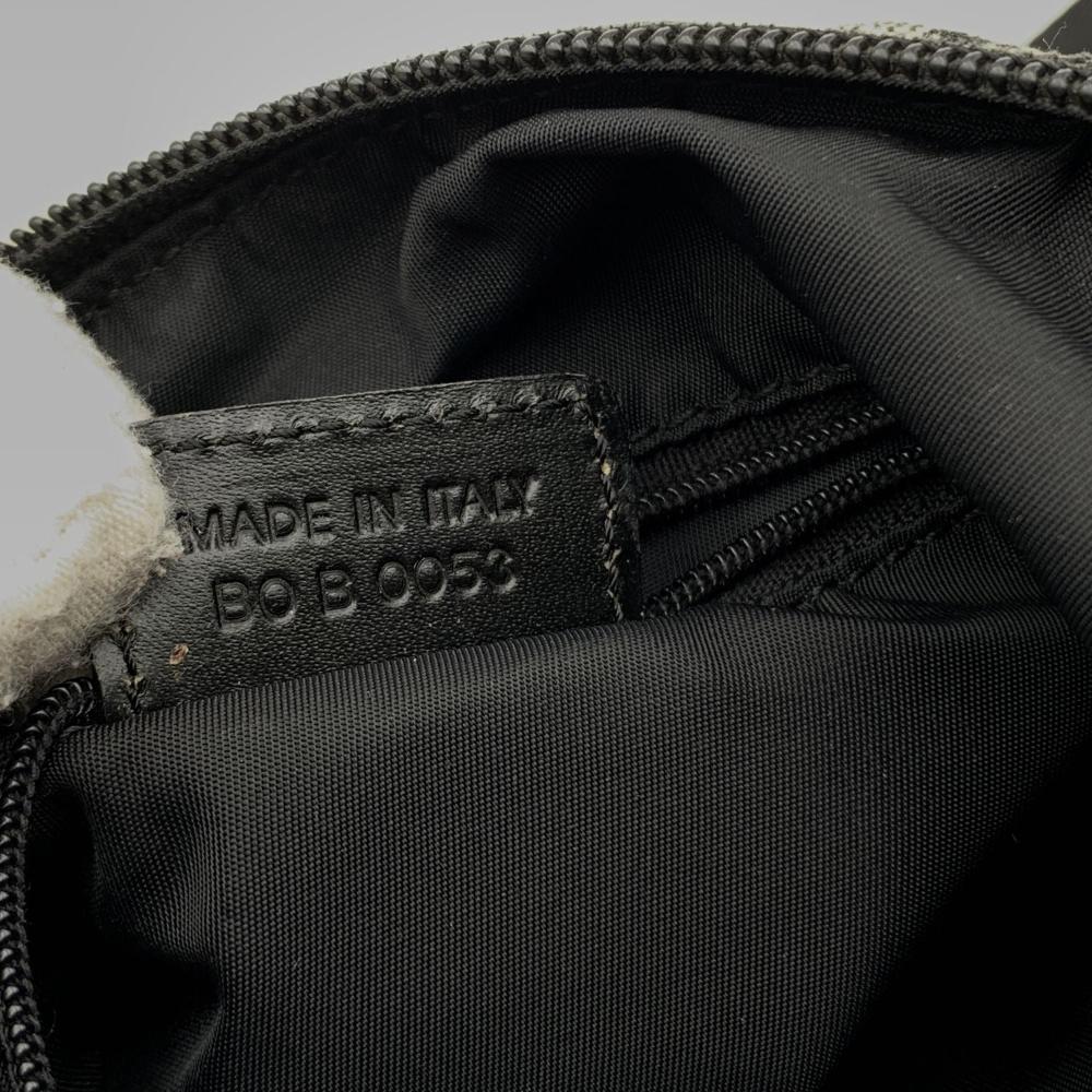 Black Leather Dior Shoulder Bag