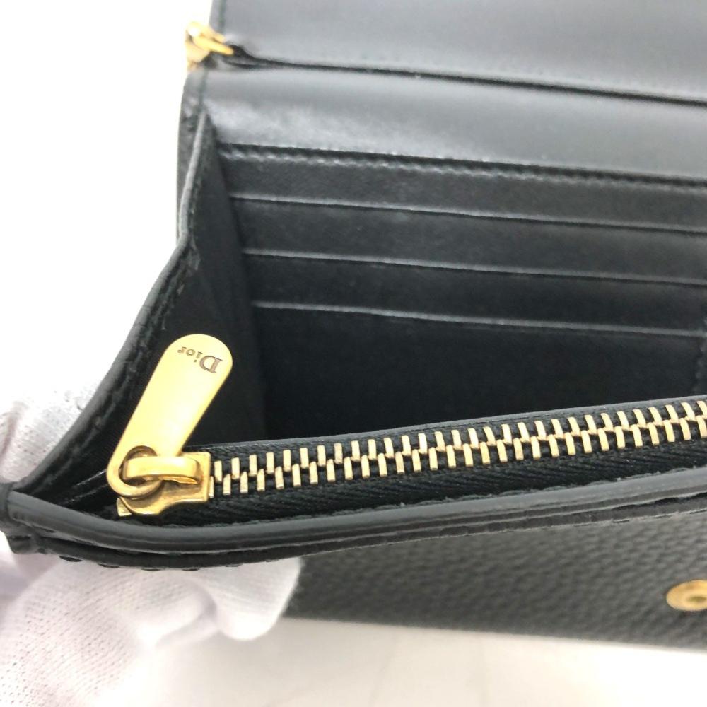Black Leather Dior Travel Bag
