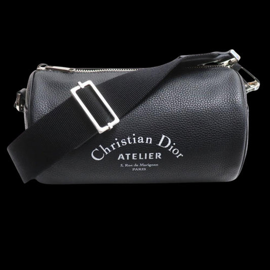 Black Leather Dior Tote