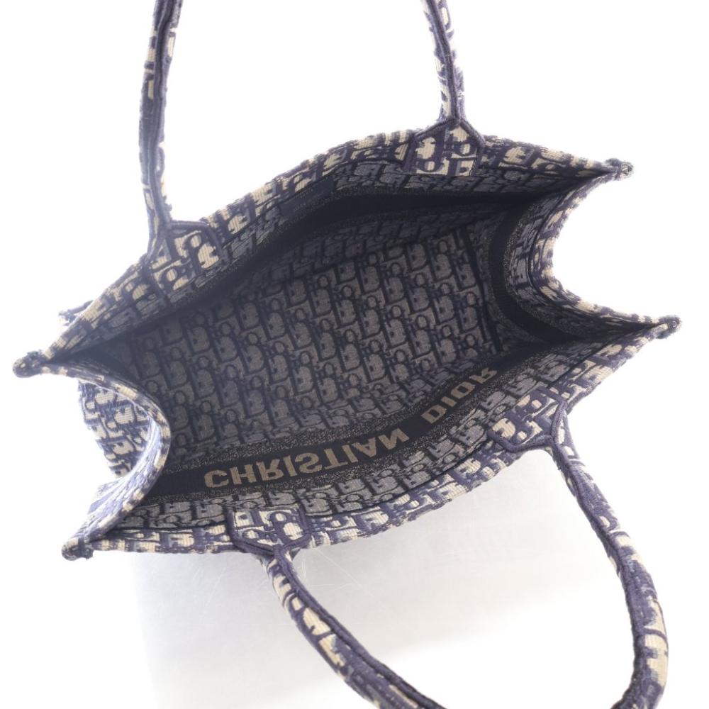 Blue Canvas Dior Book Tote