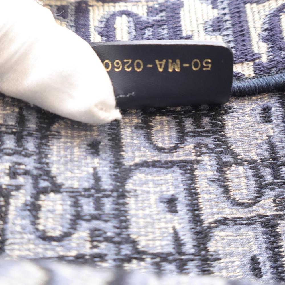 Blue Canvas Dior Book Tote