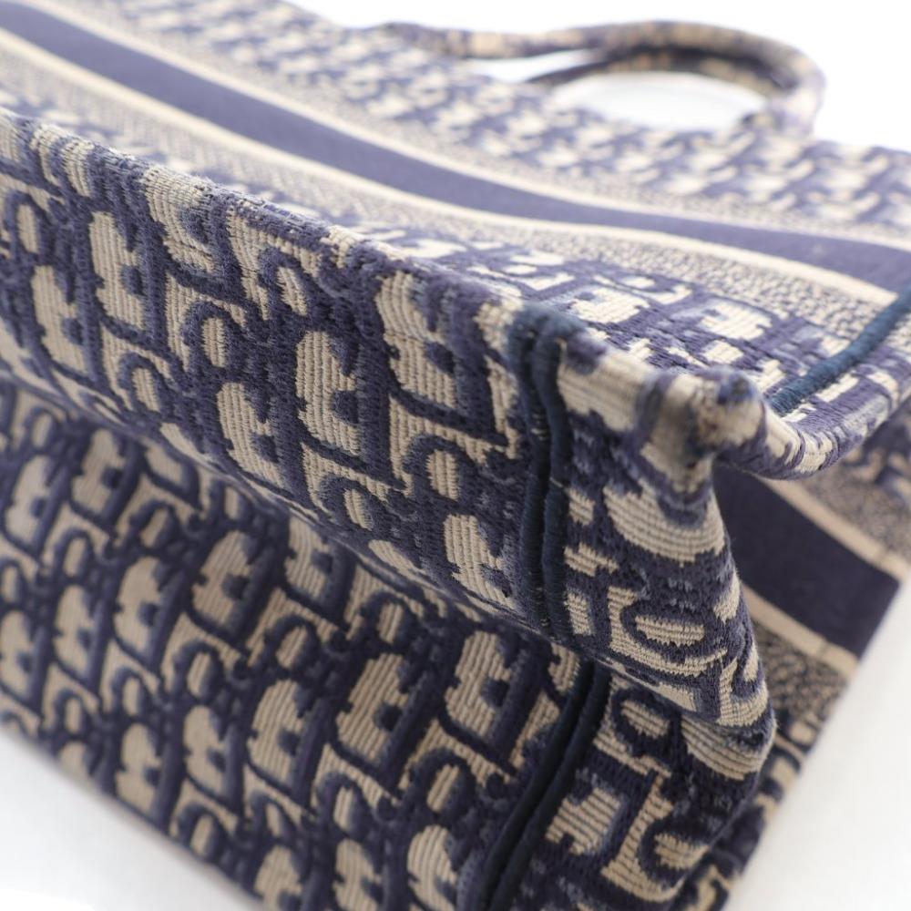Blue Canvas Dior Book Tote