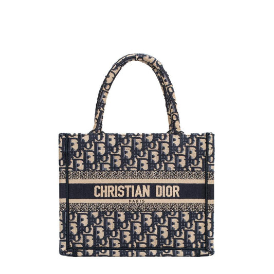Blue Canvas Dior Book Tote