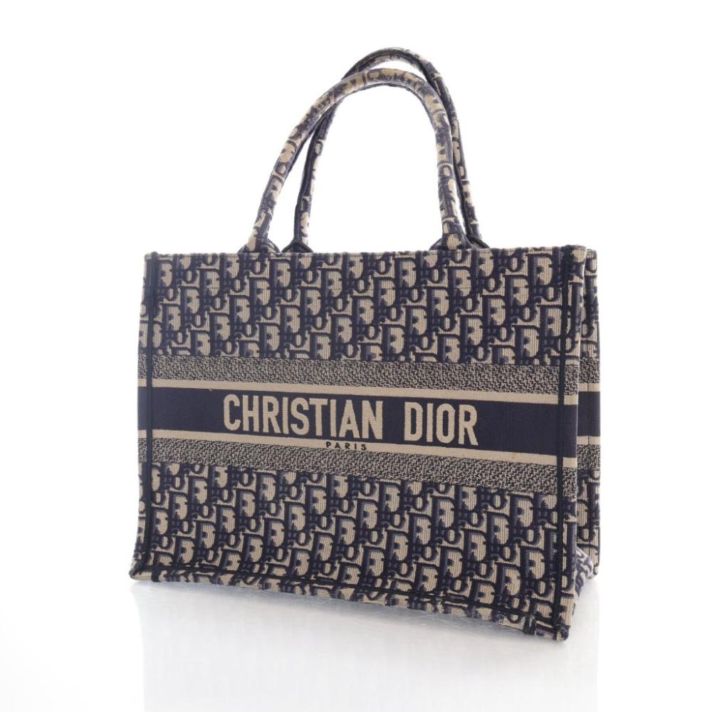 Blue Canvas Dior Book Tote