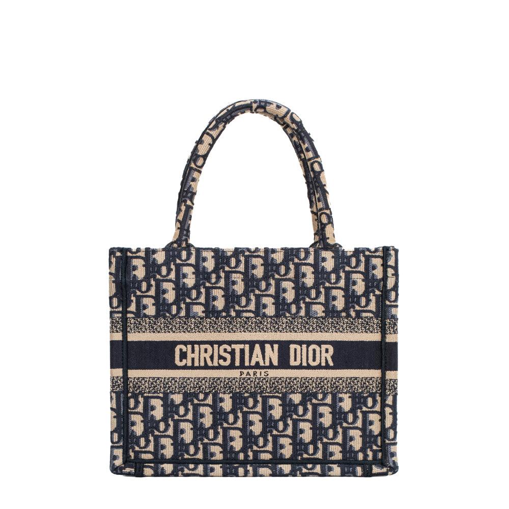 Blue Canvas Dior Book Tote