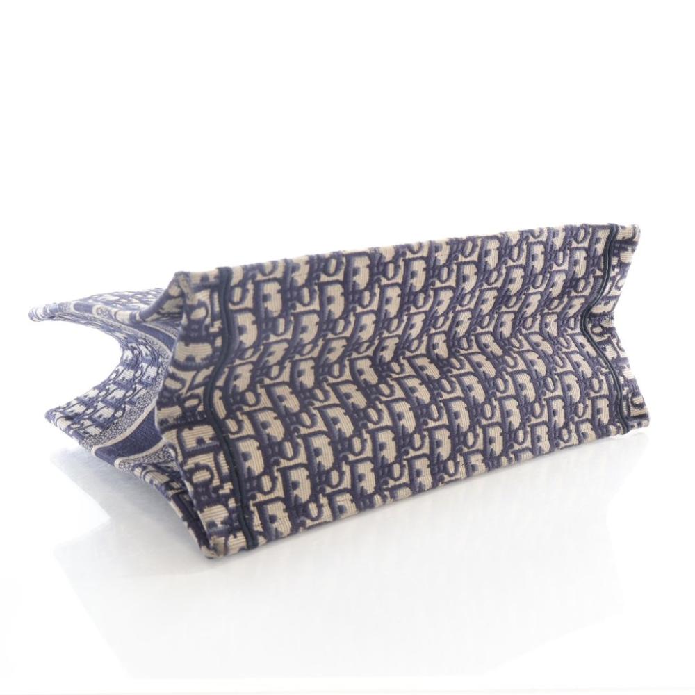 Blue Canvas Dior Book Tote