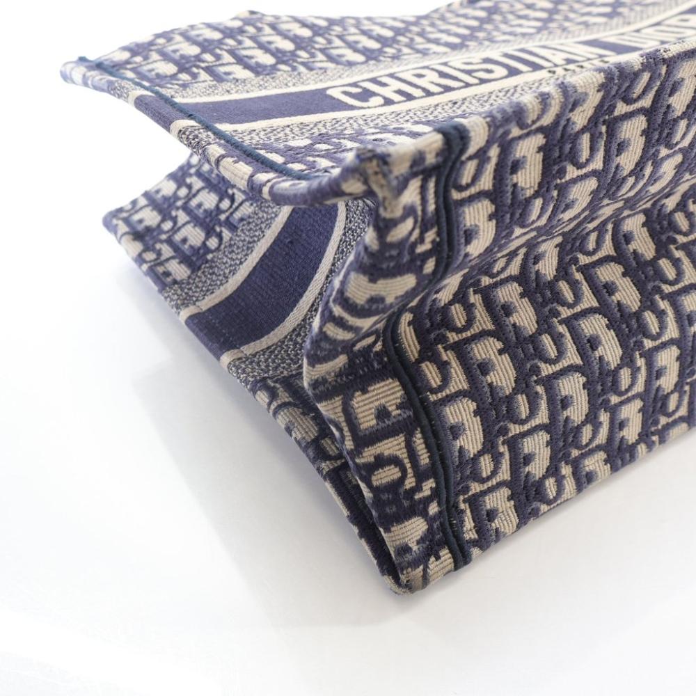 Blue Canvas Dior Book Tote