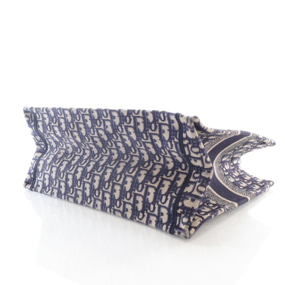 Blue Canvas Dior Book Tote