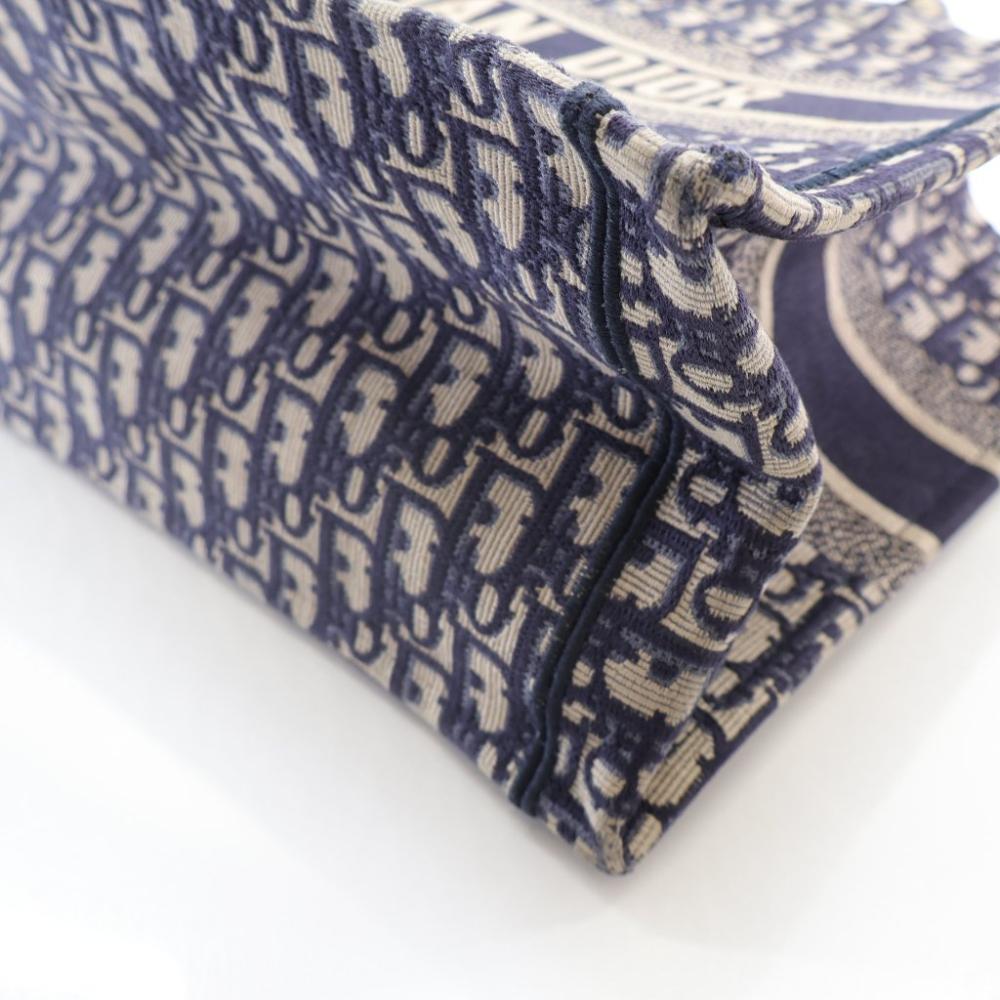 Blue Canvas Dior Book Tote