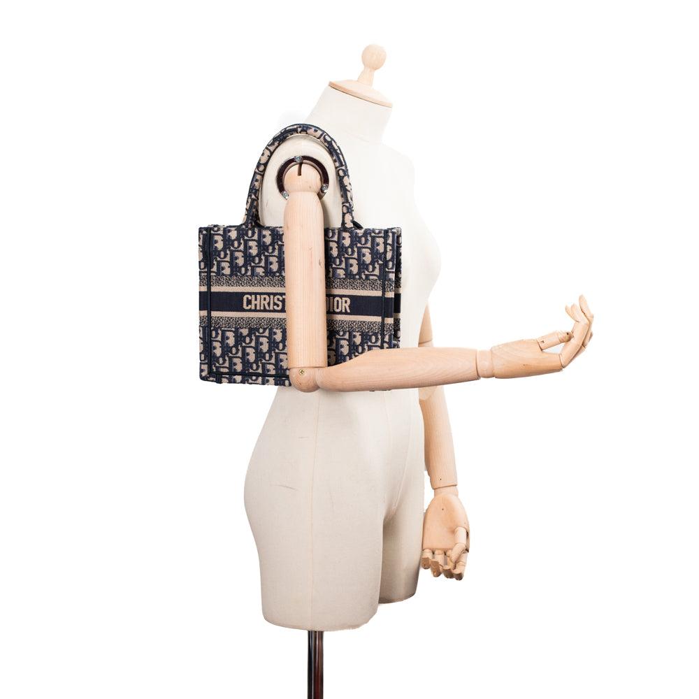 Blue Canvas Dior Book Tote
