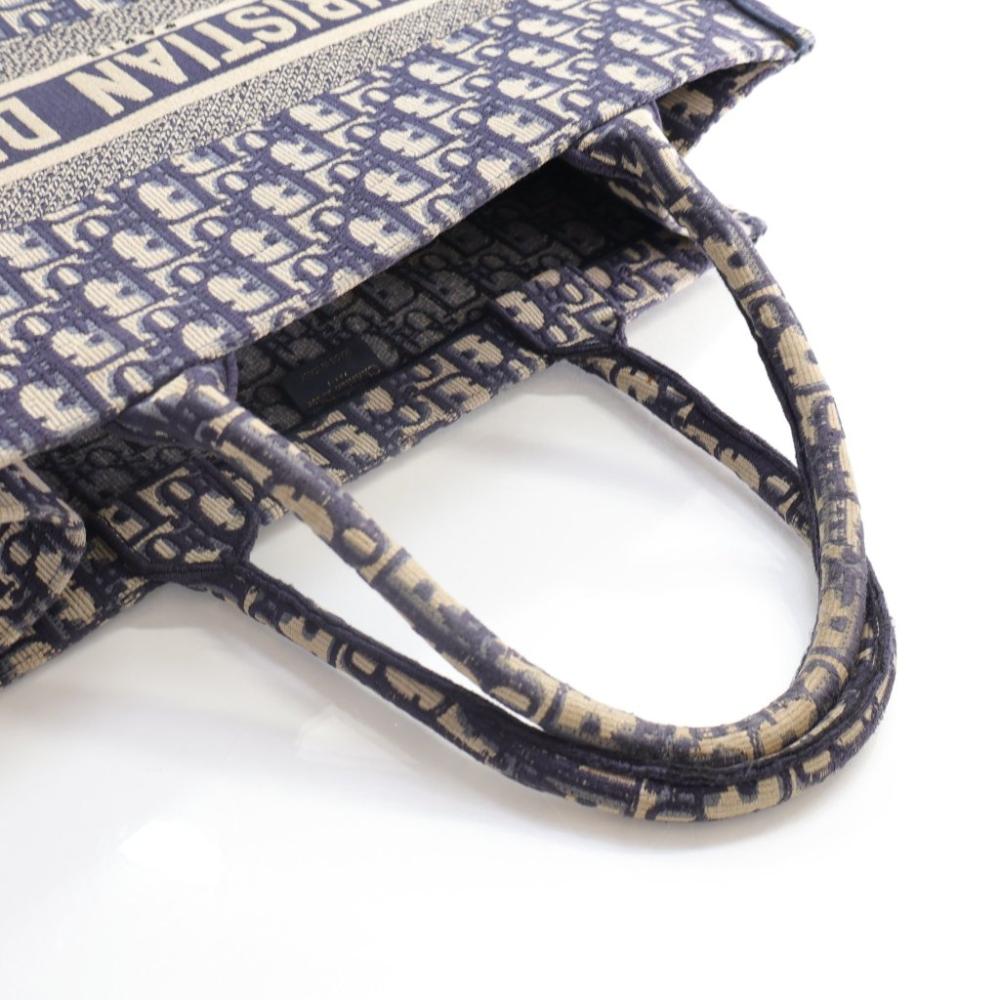Blue Canvas Dior Book Tote
