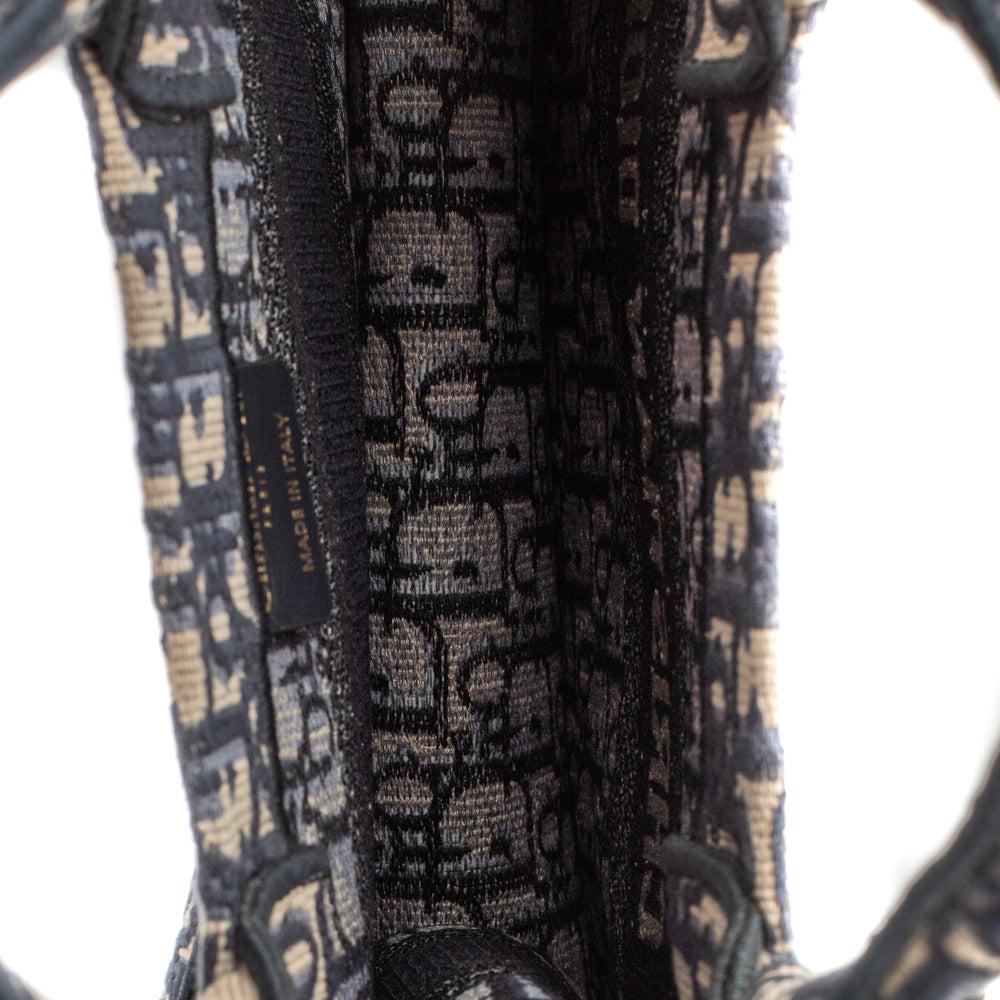 Blue Canvas Dior Book Tote