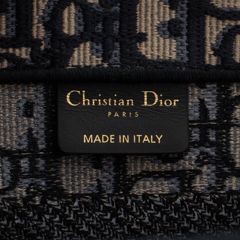 Blue Canvas Dior Book Tote